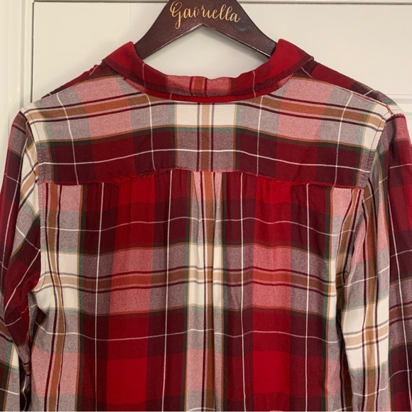 • [Levi’s] Red & White Plaid Flannel • - Picture 7 of 9